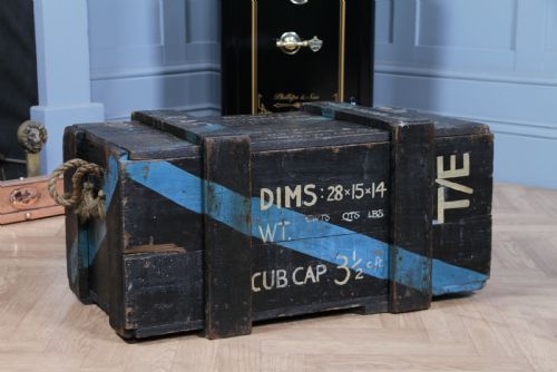 fig 2. Antique Vintage RAF Military Chest Ministry Of Defence Royal Air Force