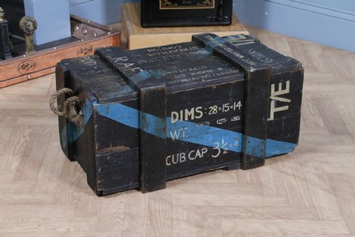 Antique Vintage Raf Military Chest Ministry of Defence Royal Air Force