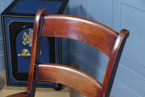 ANTIQUE ORIGINAL VICTORIAN LADDER BACK FIRESIDE ROCKING CHAIR C1880 - ADDITIONAL PHOTO 7