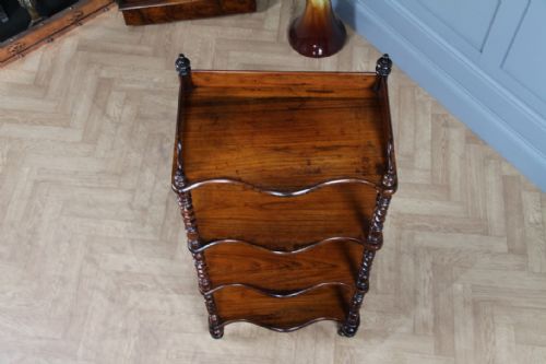 fig 1. Antique Victorian Rosewood Barley Twist 4 Tier Whatnot C1860