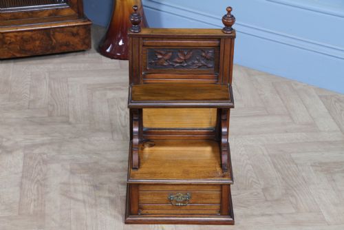 ANTIQUE EDWARDIAN WALL HANGING BATHROOM SHAVING MIRROR HALL KEY CABINET SHELF - ADDITIONAL PHOTO 8