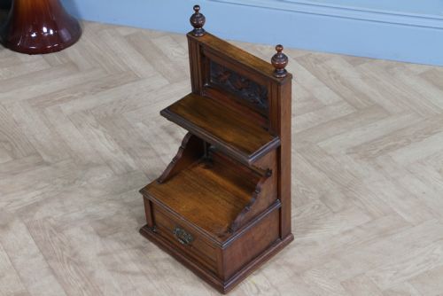 ANTIQUE EDWARDIAN WALL HANGING BATHROOM SHAVING MIRROR HALL KEY CABINET SHELF - ADDITIONAL PHOTO 14