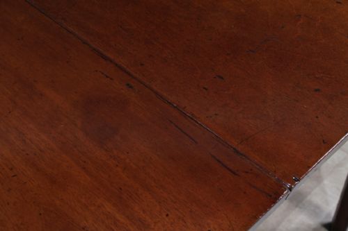 ORIGINAL ANTIQUE GEORGIAN SOLID MAHOGANY DROP LEAF DINING TABLE SIDE C1820 - ADDITIONAL PHOTO 10