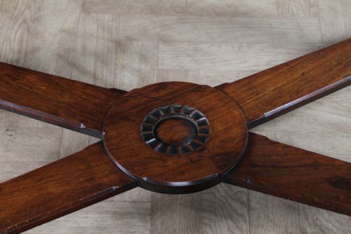 VICTORIAN ROSEWOOD HALL GALLERY TABLE C1870 RARE TRIPLE BARLEY TWIST 94CM HIGH - ADDITIONAL PHOTO 23