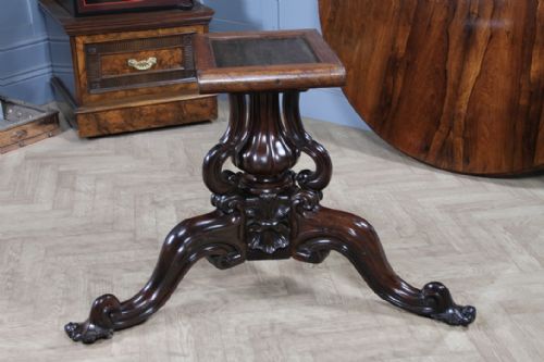 GRAND 45FT ANTIQUE EARLY VICTORIAN ROSEWOOD TILT TOP ROUND CENTRE DINING TABLE C1840 - ADDITIONAL PHOTO 13