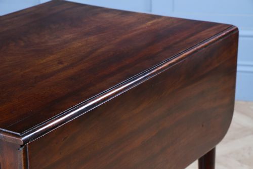 RARE GEORGIAN GEORGE III MAHOGANY SECRETAIRE PEMBROKE WORK TABLE FITTED DRAWER WITH KEY C1790 - ADDITIONAL PHOTO 8