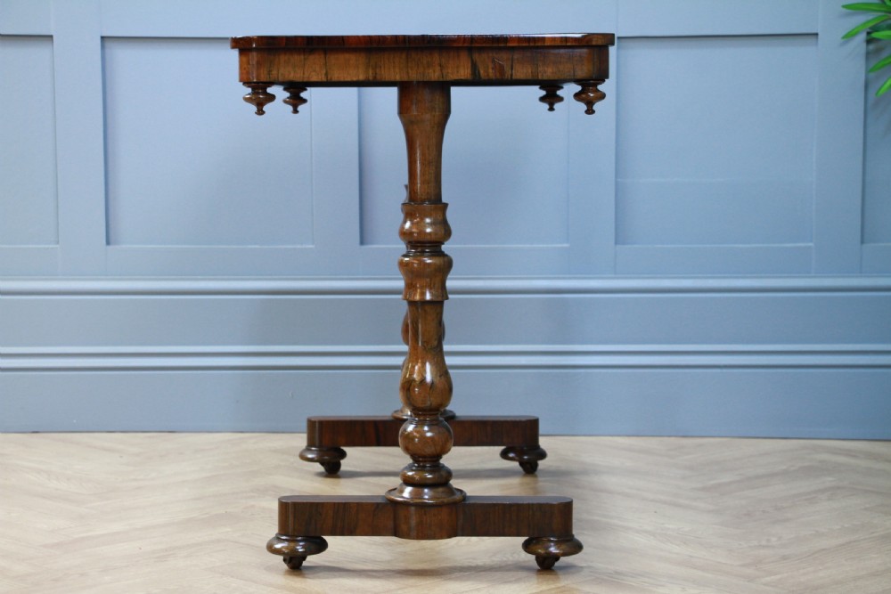 Antique Georgian William IV Rosewood Turned Hall Sofa Side Lamp Plant Table 1830
 View VIII
