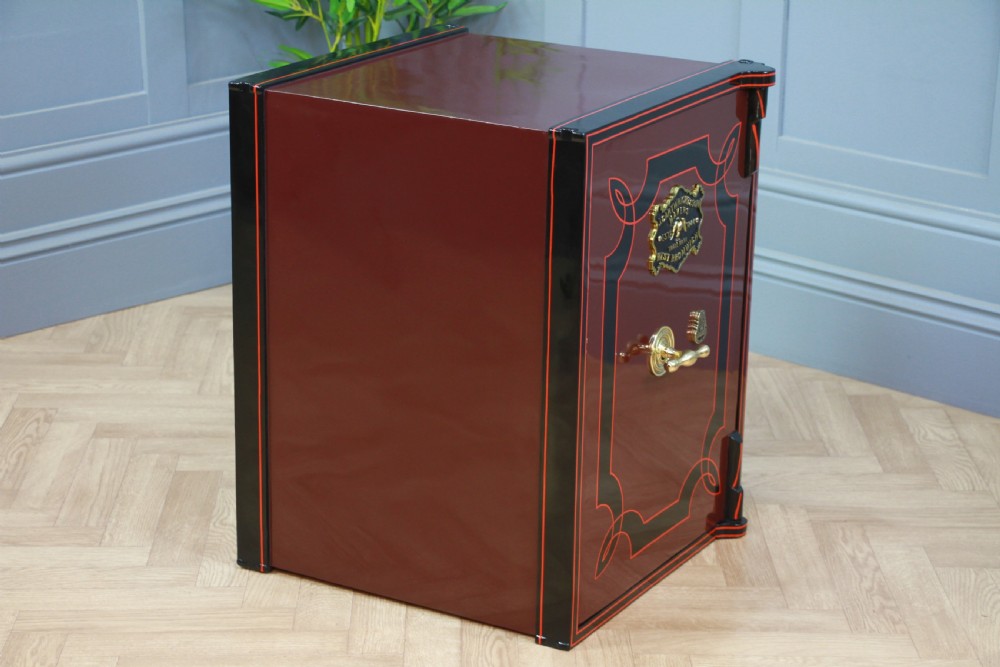 Antique J CARTWRIGHT & SON Luxury Fireproof Safe Fully Restored With Keys Vintage View XI