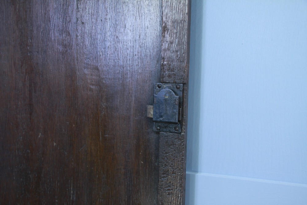 Antique Georgian Oak Large Corner Wall Hanging Cupboard Cabinet Drinks C1830 View VI
