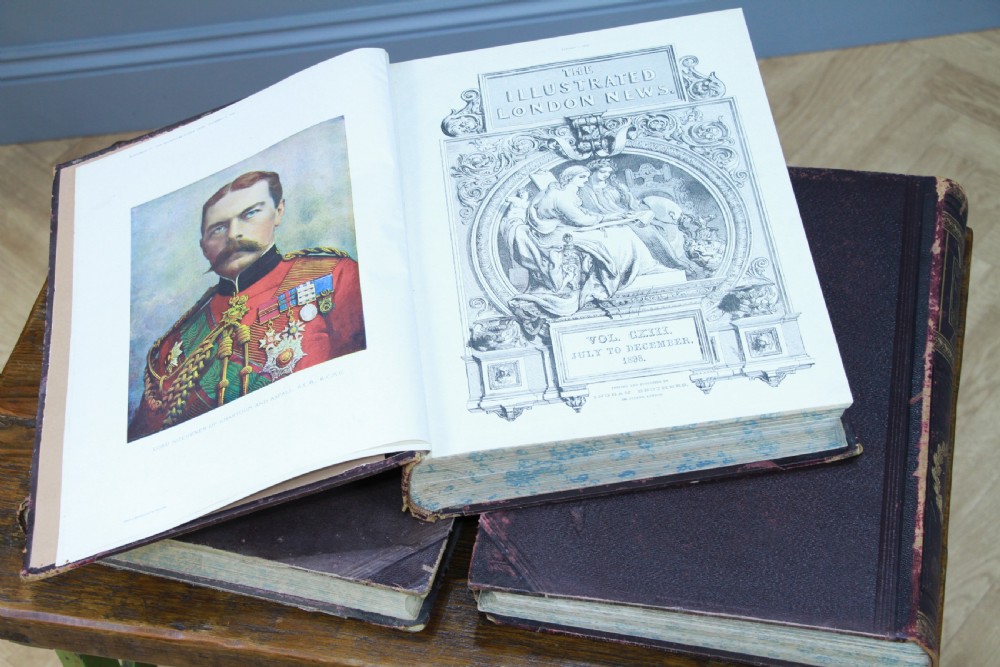 Set of 3 Antique Victorian Books 'The Illustrated London News 1877-1898-1899'
 View IV