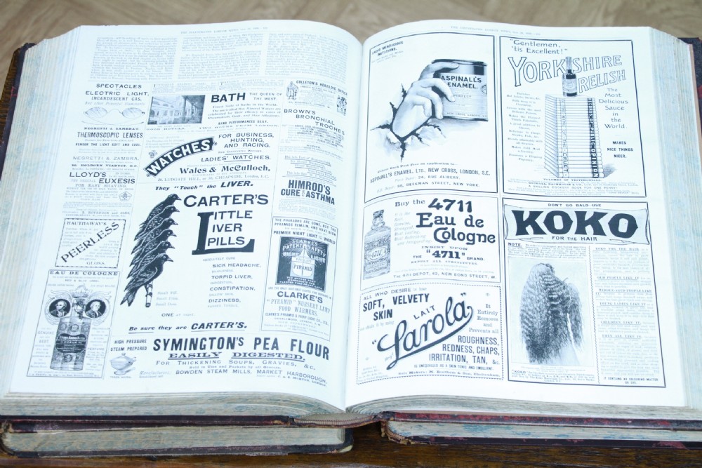 Set of 3 Antique Victorian Books 'The Illustrated London News 1877-1898-1899'
 View VI