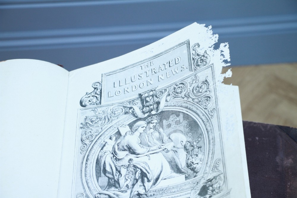 Set of 3 Antique Victorian Books 'The Illustrated London News 1877-1898-1899'
 View XI