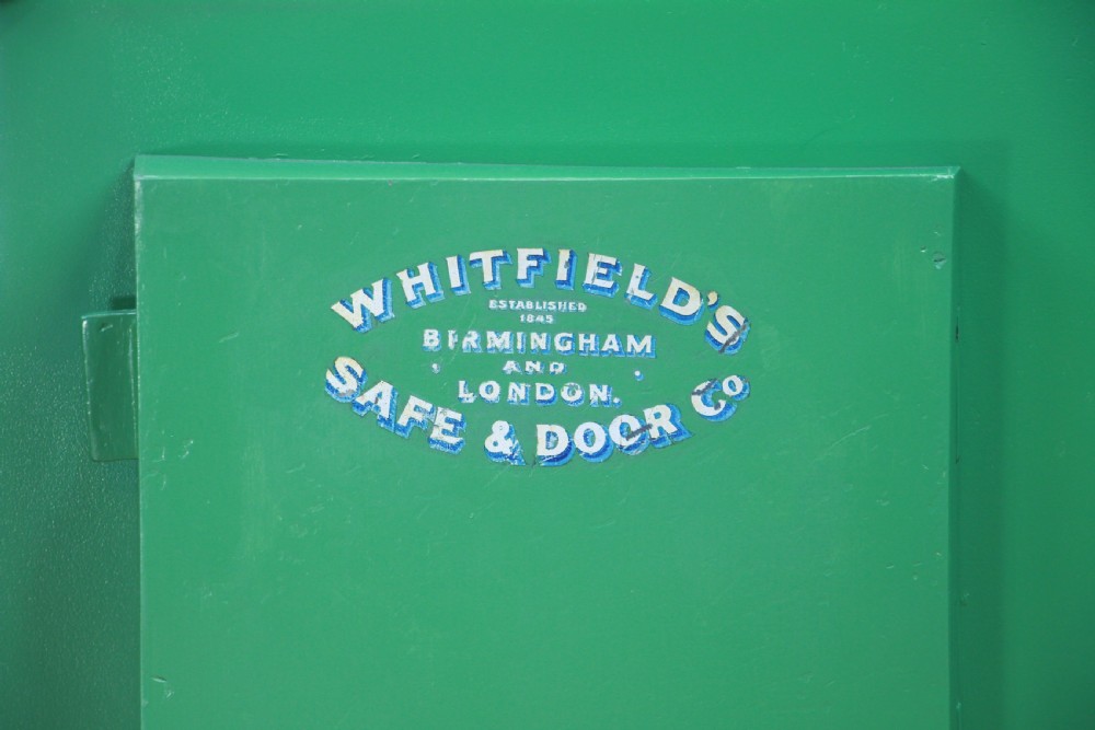 Antique 'WHITFIELD'S' Luxury Fireproof Safe Fully Restored With Keys Vintage View V