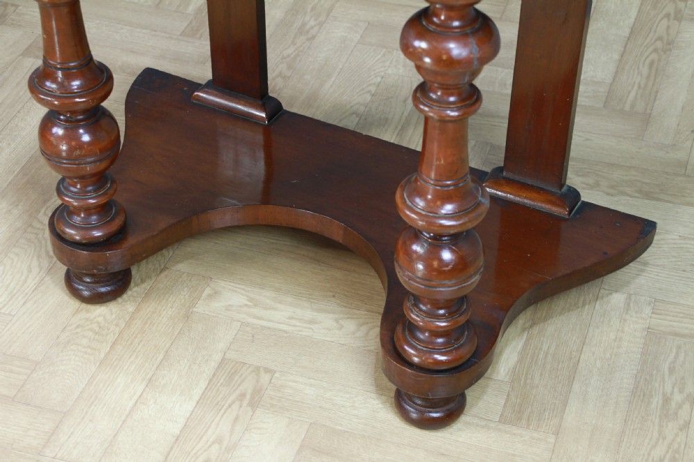 Antique Late Victorian Mahogany Ladies Carved Duchess Dressing Table With Mirror View XI