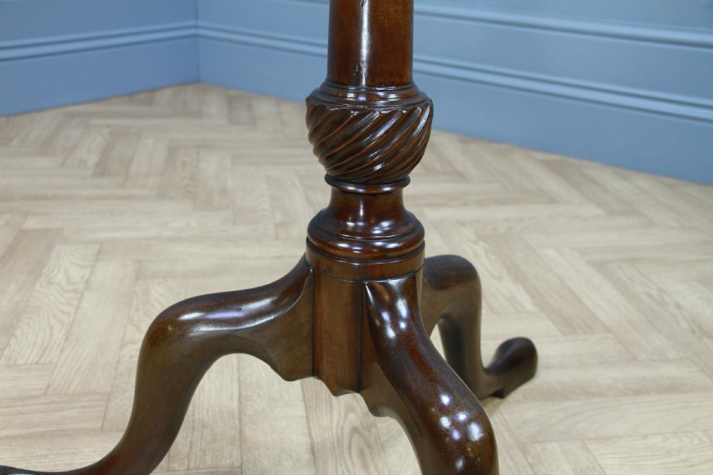 Original Antique Mahogany George III Bird Cage Tilt Top Tripod Table C1770
 View X