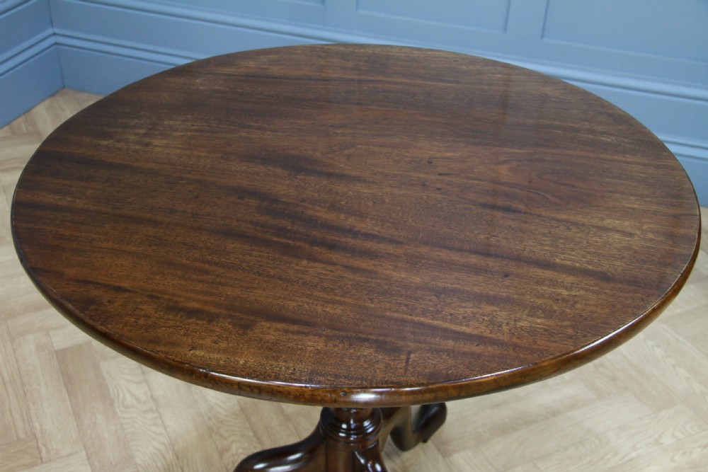 Original Antique Mahogany George III Bird Cage Tilt Top Tripod Table C1770
 View XIII