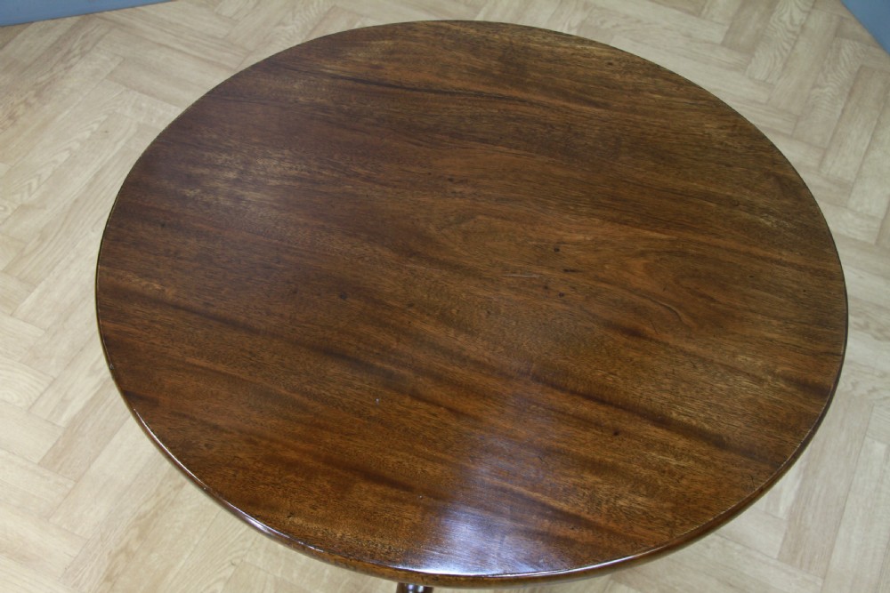Original Antique Mahogany George III Bird Cage Tilt Top Tripod Table C1770
 View XIV