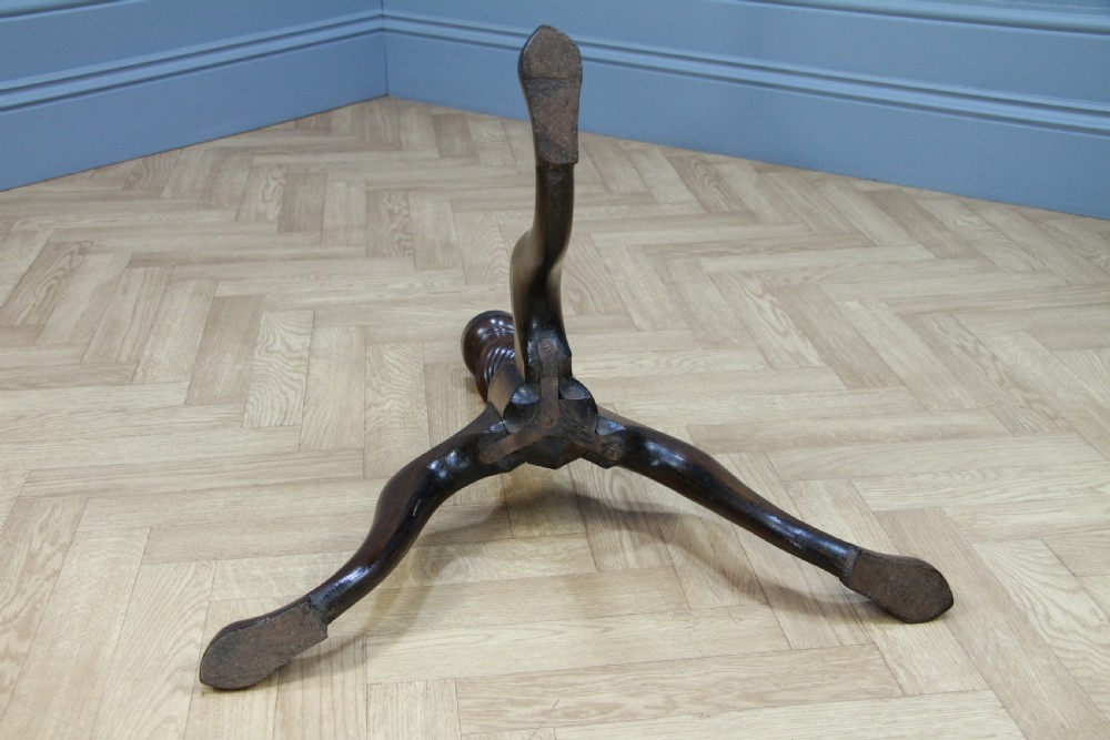 Original Antique Mahogany George III Bird Cage Tilt Top Tripod Table C1770
 View XVI