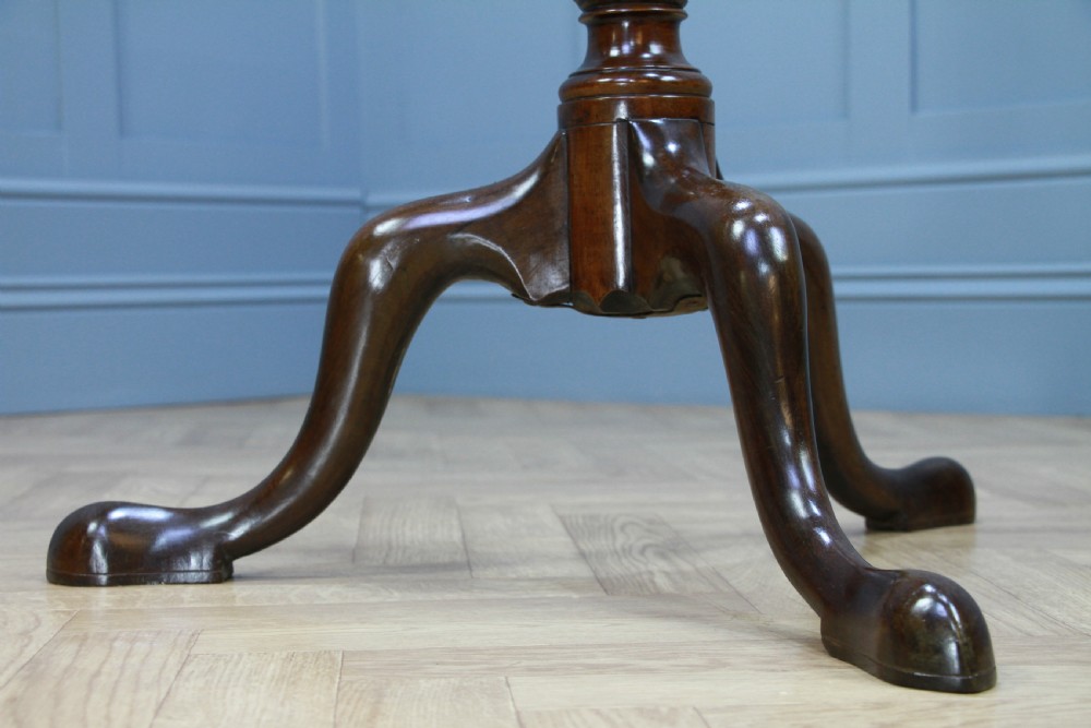 Original Antique Mahogany George III Bird Cage Tilt Top Tripod Table C1770
 View XVII