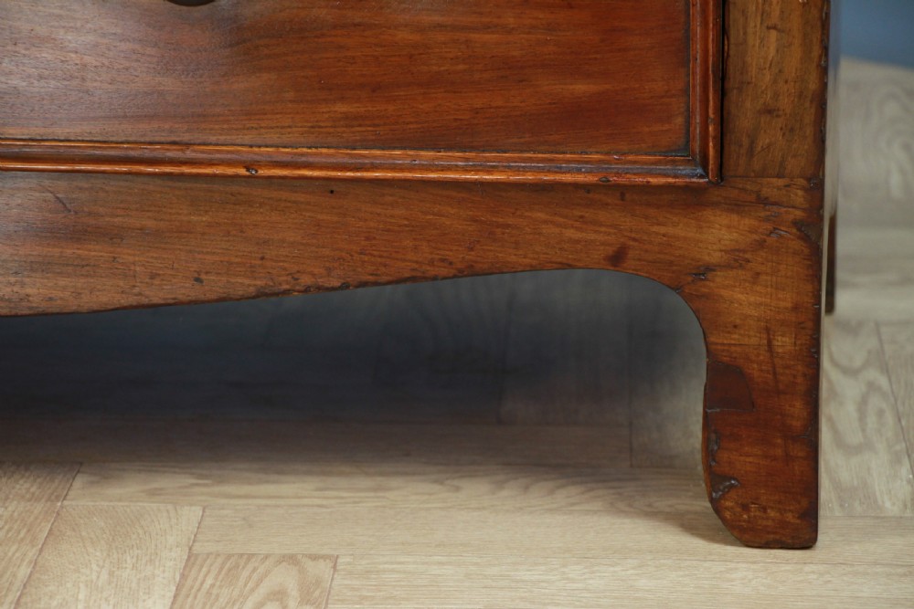 Original Antique Early Victorian Tall Mahogany Chest of 7 Drawers Restored C1860 View XII