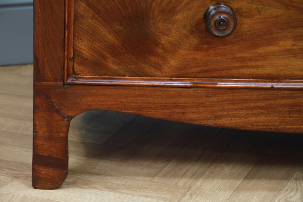 Original Antique Early Victorian Tall Mahogany Chest of 7 Drawers Restored C1860 View XIII