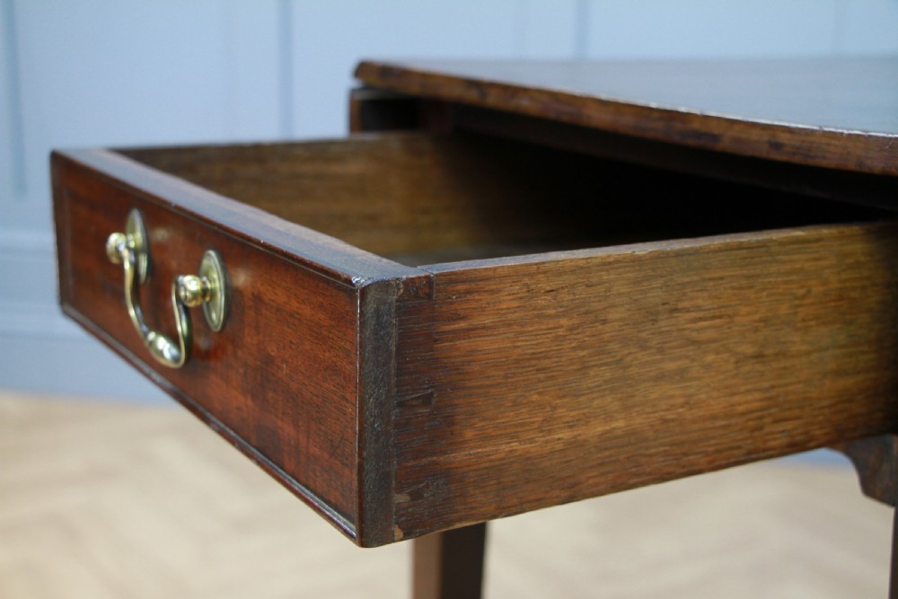 Original Antique Georgian Solid Mahogany Small Drop Leaf Pembroke Table C1830 View VII