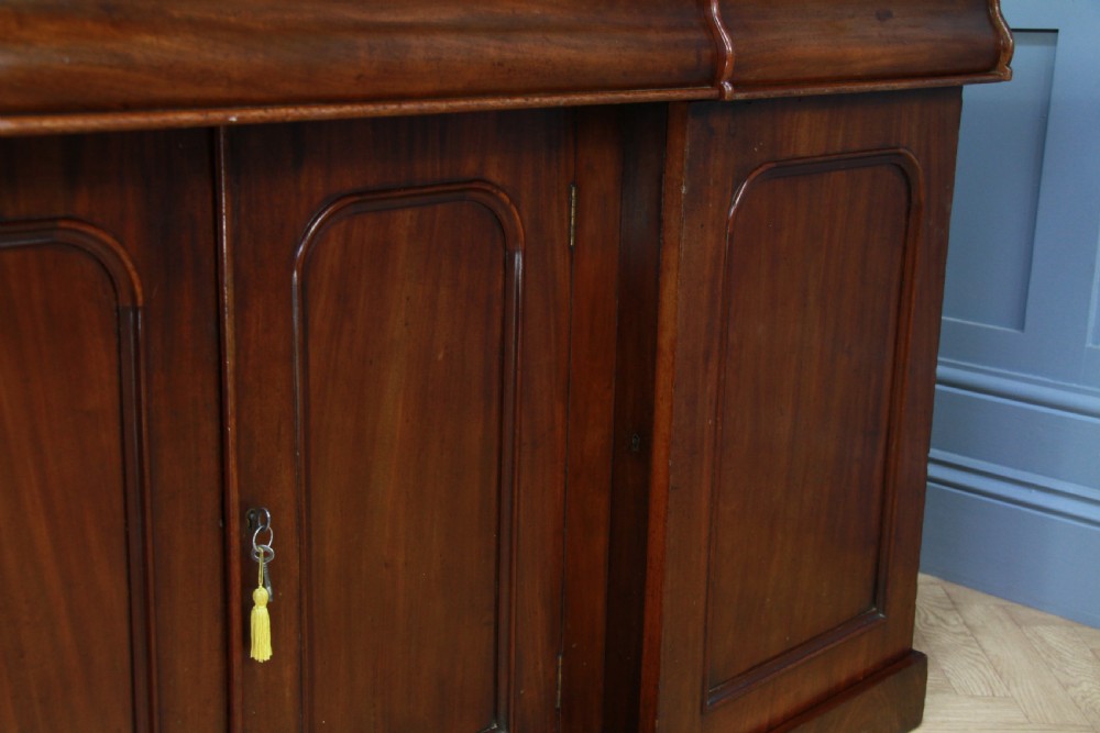 Antique Victorian Breakfront Mahogany Grand Sideboard Restored C1870 View XIII