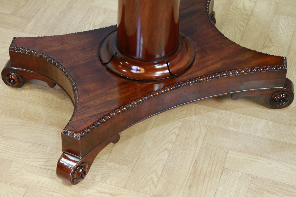 Antique Regency Mahogany Fold Over Tea Table Restored Georgian C1830 View XVIII