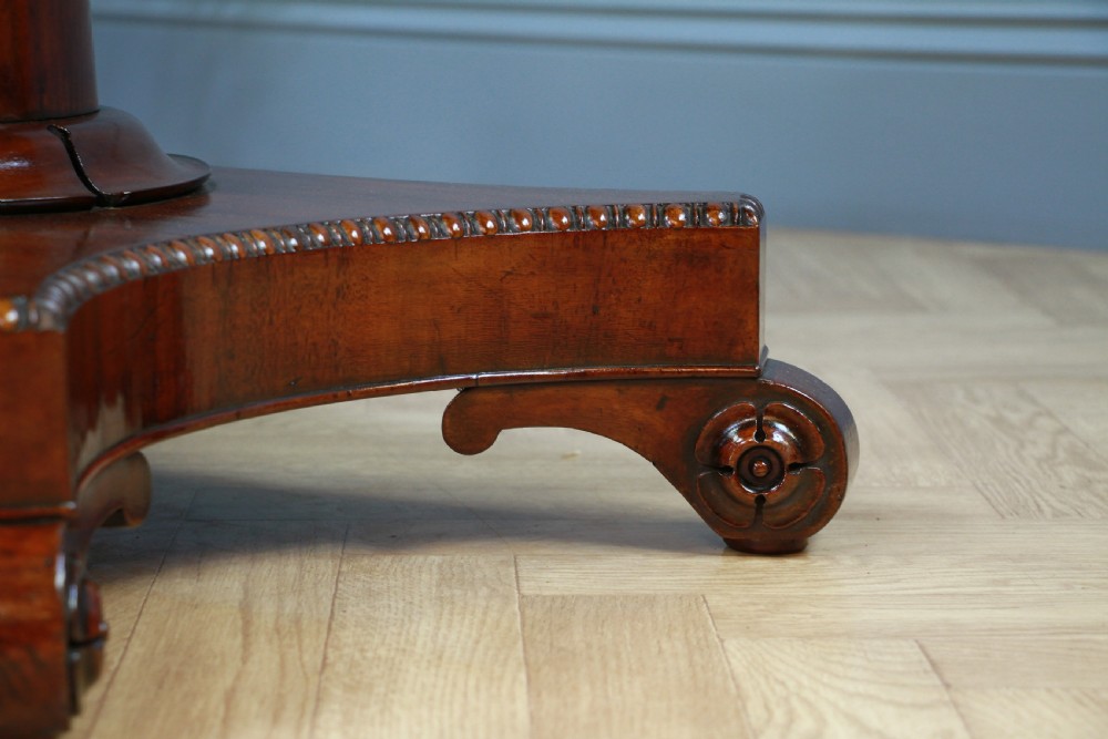 Antique Regency Mahogany Fold Over Tea Table Restored Georgian C1830 View XX
