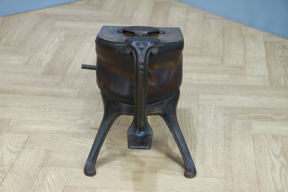 Antique Fletcher Russell & Co Ltd Foot Bellows Fireplace Blacksmiths Vintage Working View VII