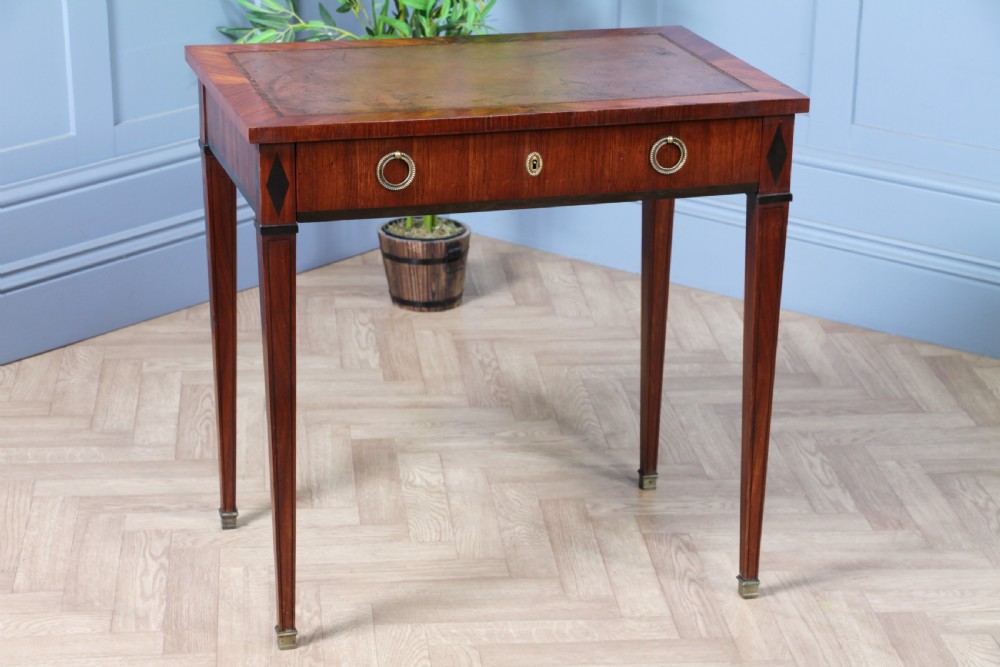 Antique 19th Century French Kingwood & Ebony Writing Table SOUBRIER