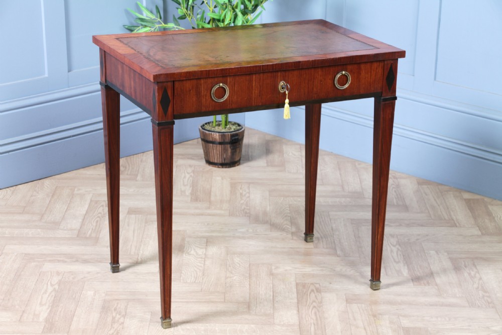 Antique 19th Century French Kingwood & Ebony Writing Table SOUBRIER View III