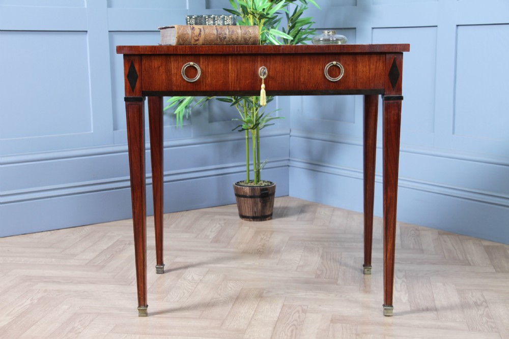 Antique 19th Century French Kingwood & Ebony Writing Table SOUBRIER View IV