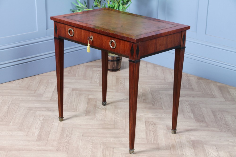 Antique 19th Century French Kingwood & Ebony Writing Table SOUBRIER View XIII