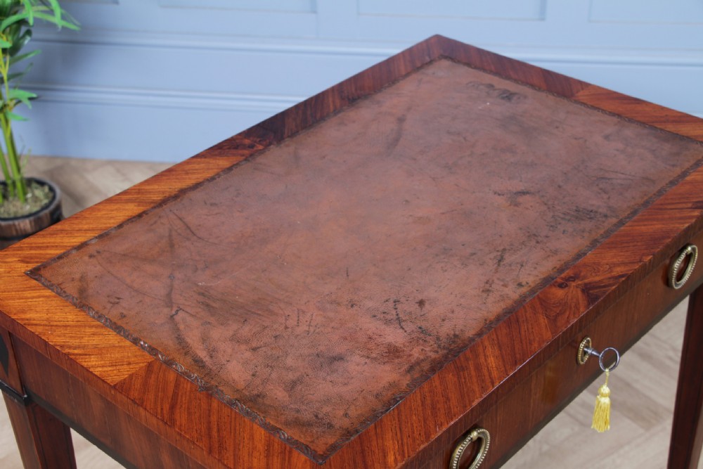 Antique 19th Century French Kingwood & Ebony Writing Table SOUBRIER View XVI