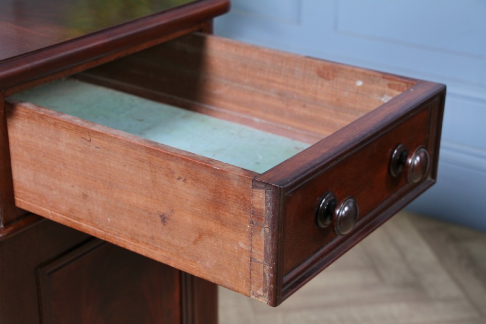 Pair of Antique Victorian Flame Grain Mahogany Bedside Cupboards Restored C1860 View XII