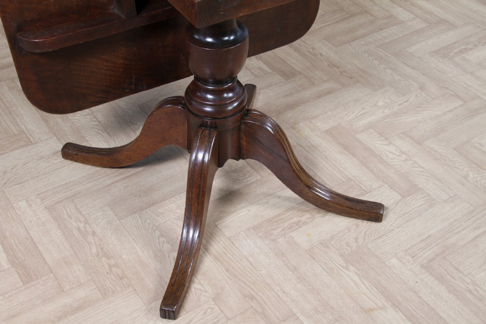Antique Georgian Country Fiddle back Oak Flip Top Dining Table and 5 Matching Chairs 1798 View XXIII