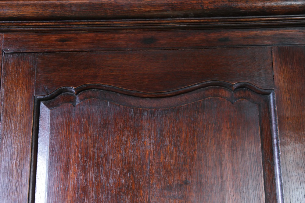 Antique Georgian Oak Large Corner Wall Hanging Drinks Cupboard C1830
 View IX