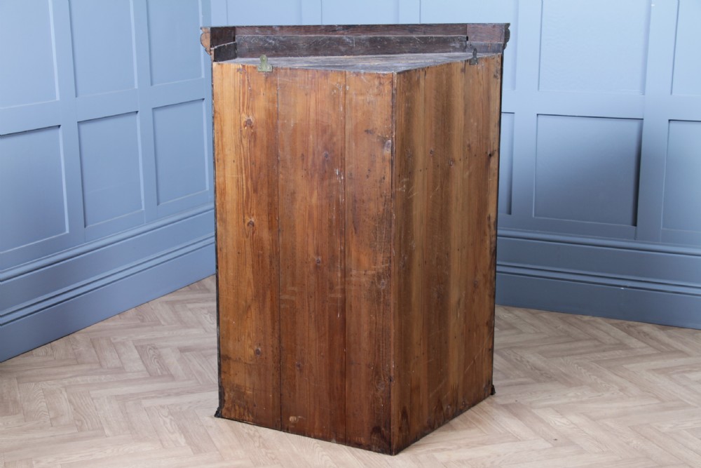 Antique Georgian Oak Large Corner Wall Hanging Drinks Cupboard C1830
 View XI