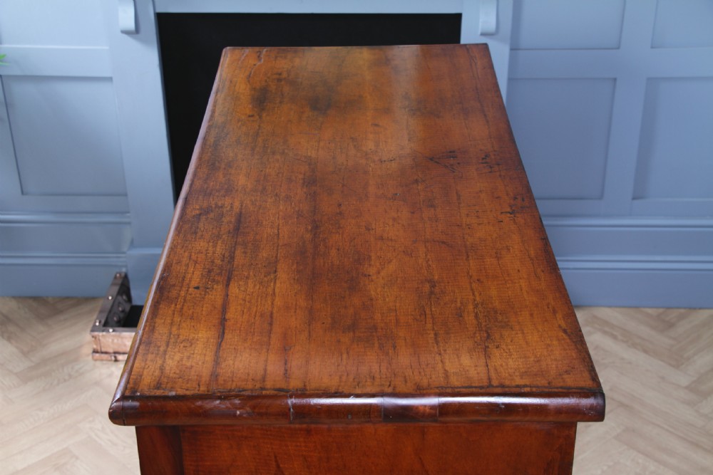 Antique Original Victorian Fiddle Back Mahogany Tall Scottish Chest of 6 Drawers C1870 View V