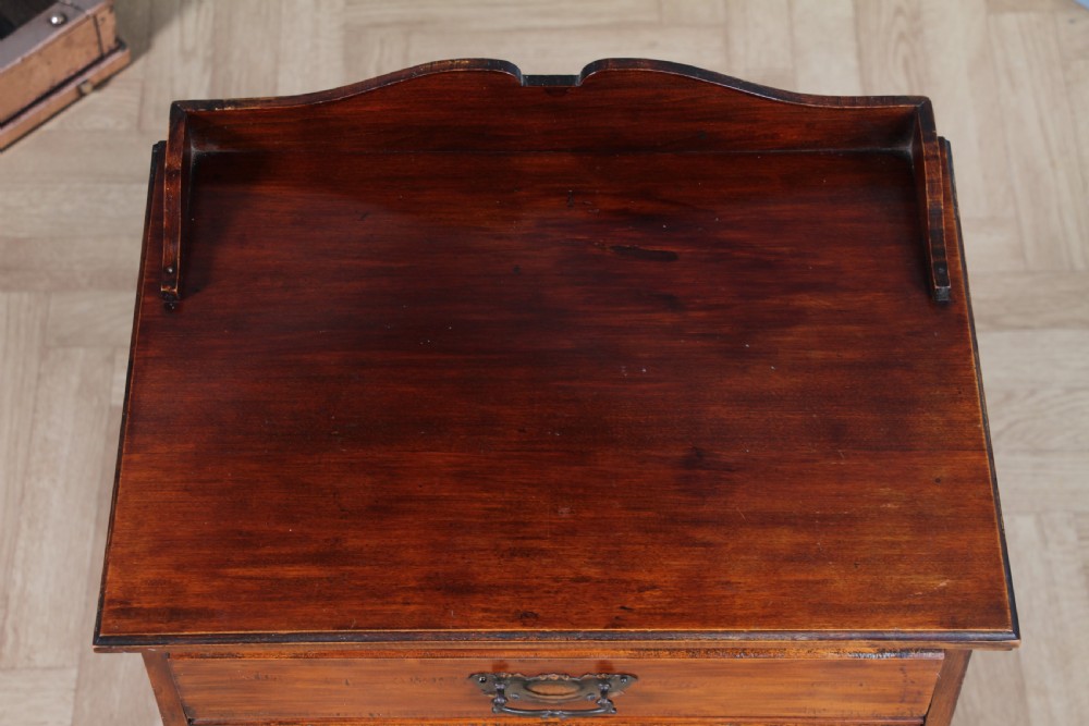 Antique Edwardian Art Nouveau Music Sheet Cabinet of 5 Drop Front Drawers View III