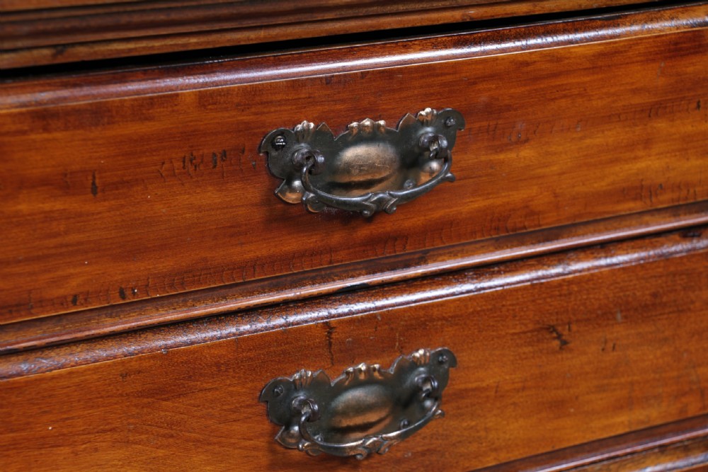 Antique Edwardian Art Nouveau Music Sheet Cabinet of 5 Drop Front Drawers View V