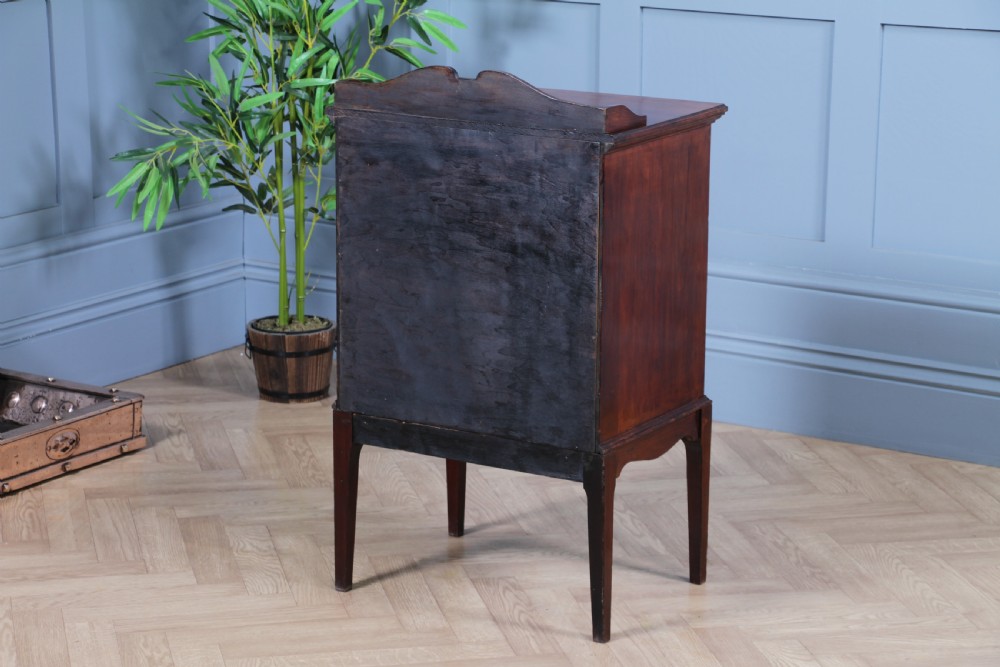 Antique Edwardian Art Nouveau Music Sheet Cabinet of 5 Drop Front Drawers View XIII