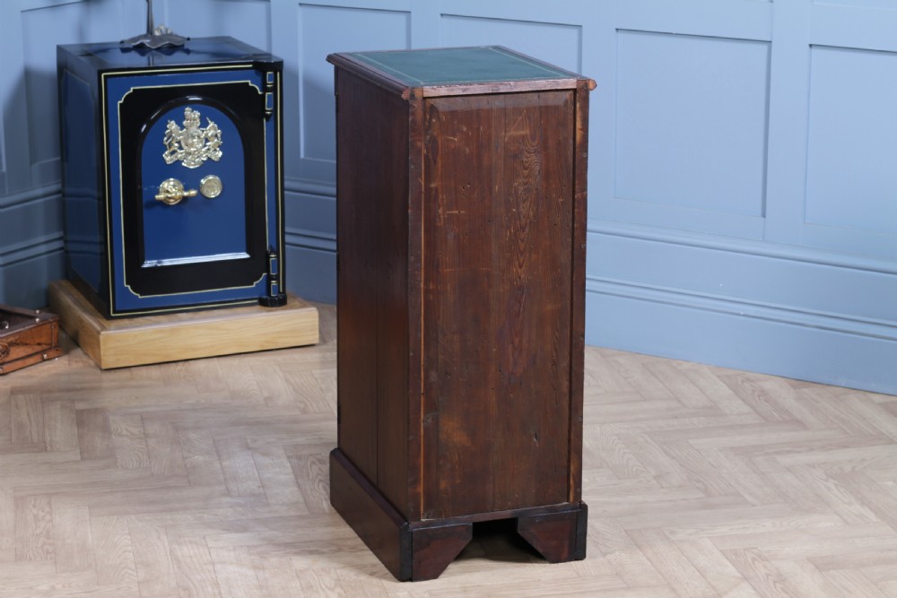 Antique Late Victorian Walnut Wellington Filing Chest of 9 Drawers C1890 View XVIII