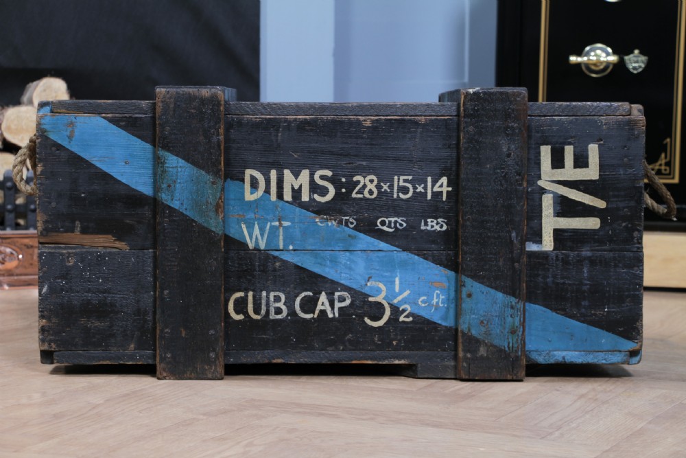 Antique Vintage RAF Military Chest Ministry Of Defence Royal Air Force View IV