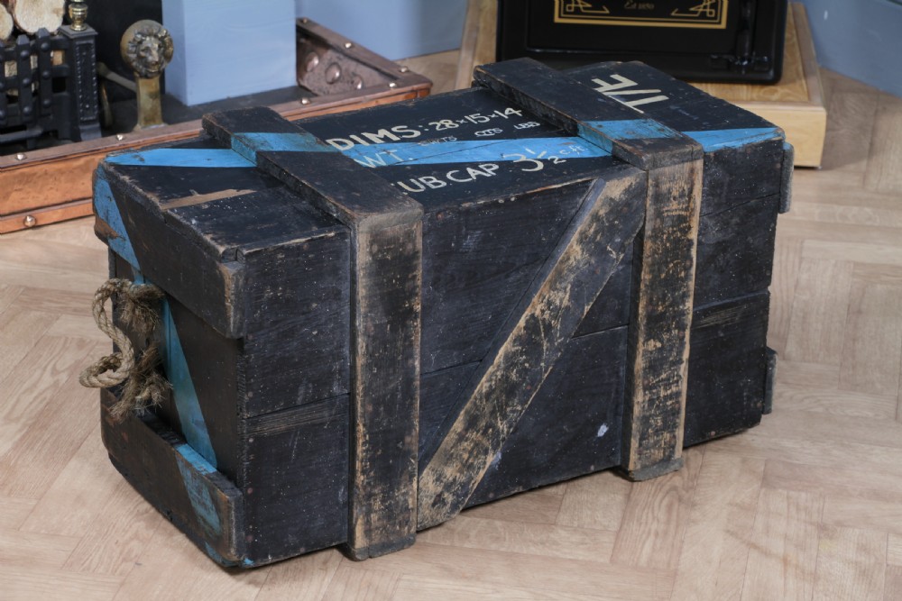 Antique Vintage RAF Military Chest Ministry Of Defence Royal Air Force View X