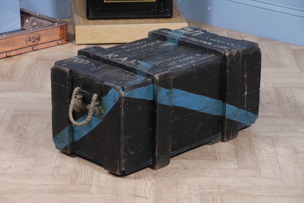 Antique Vintage RAF Military Chest Ministry Of Defence Royal Air Force View XIX