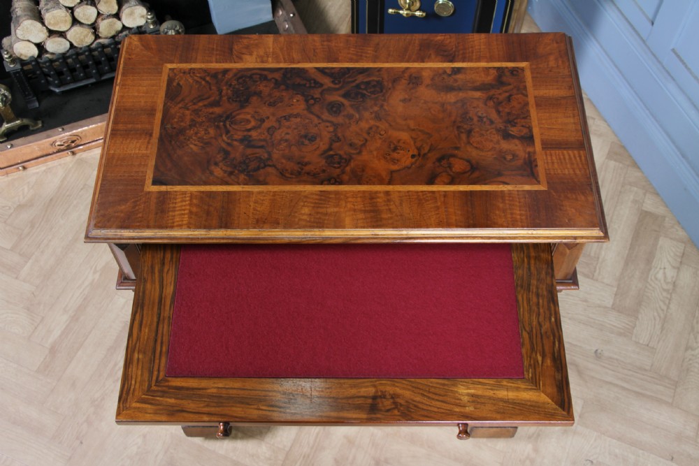 Antique 19th Century French Burr Walnut Secretaire Writing Cupboard C1880 View XIII
