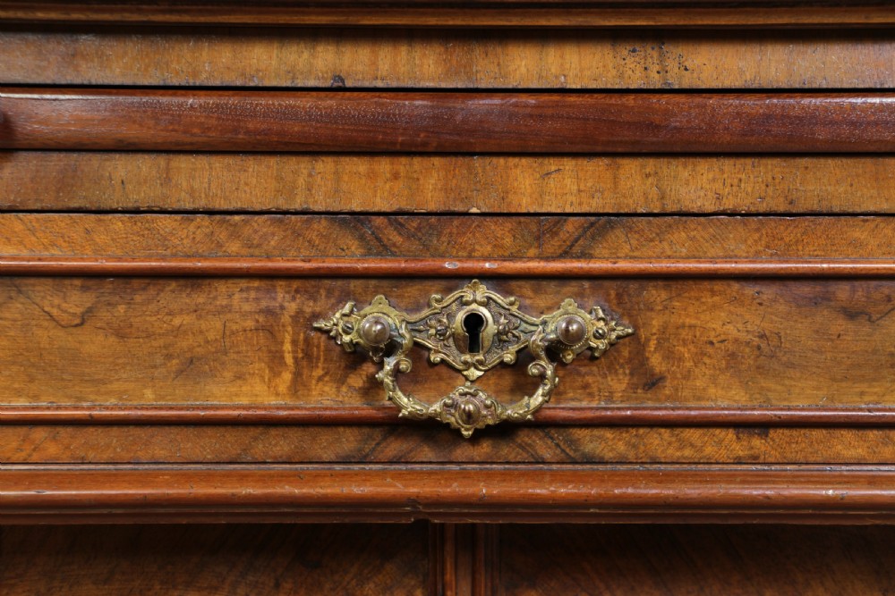 Antique 19th Century French Burr Walnut Secretaire Writing Cupboard C1880 View XXI