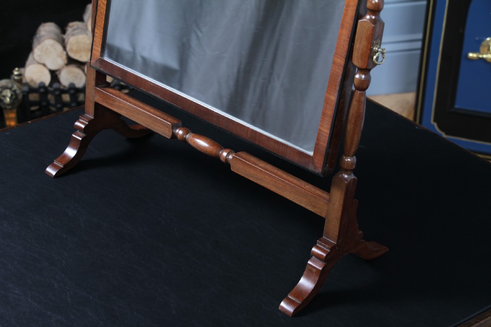 Antique Edwardian Mahogany Dressing Table Toilet Swing Mirror C1900 View IV